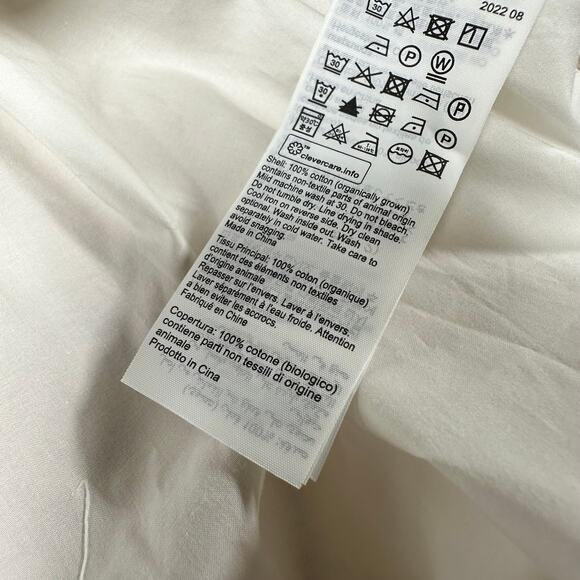 AllSaints NWT Avril Oversize Pintuck Pleat Cotton Shirt White Size 8 100% Cotton - Picture 8 of 10